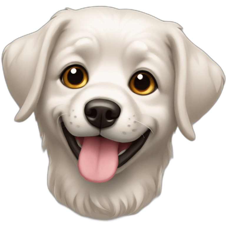 Chien mignon emoji