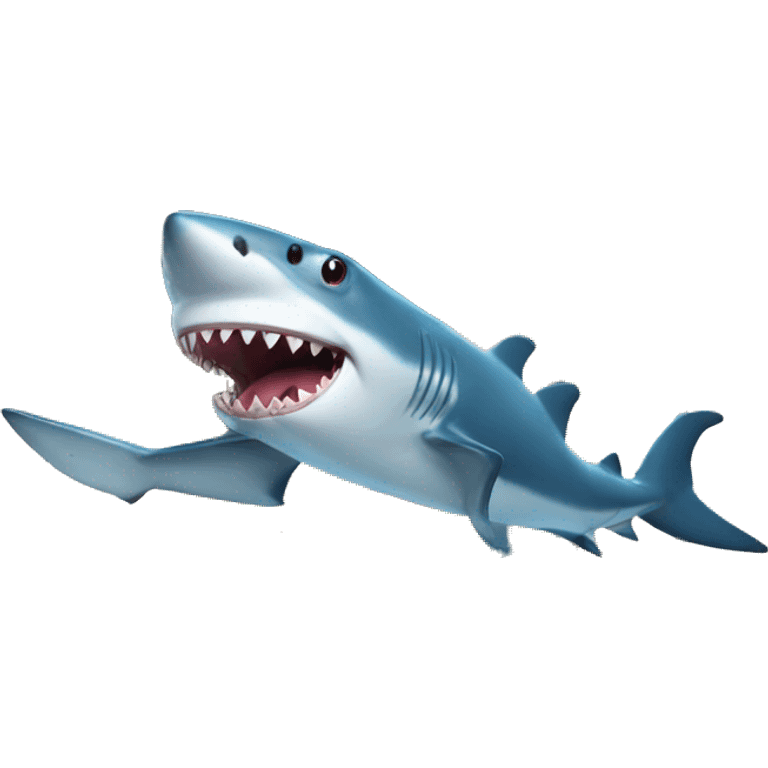 Shark in a house emoji