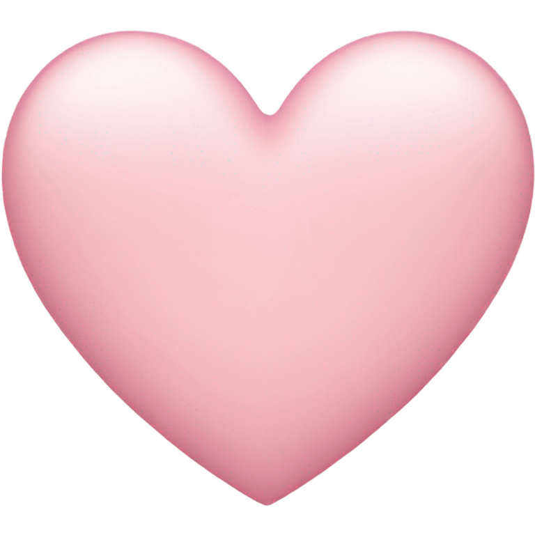 Light pink heart  emoji