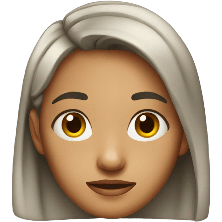 Young woman with wrinkles emoji