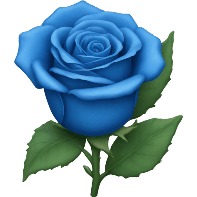 blue rose emoji