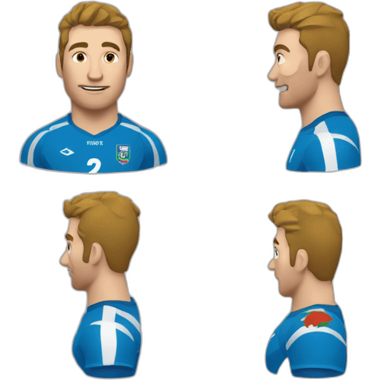 un joueur de rugby emoji