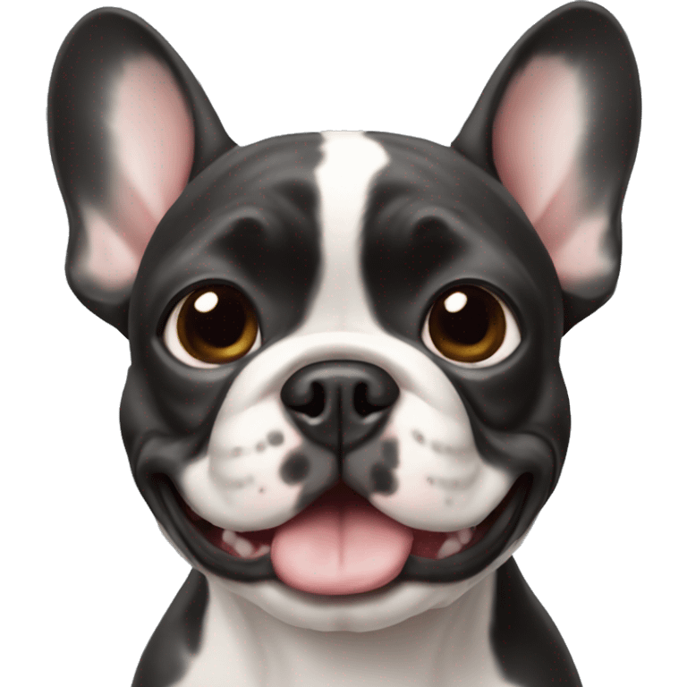 little-happy-French-bulldog emoji