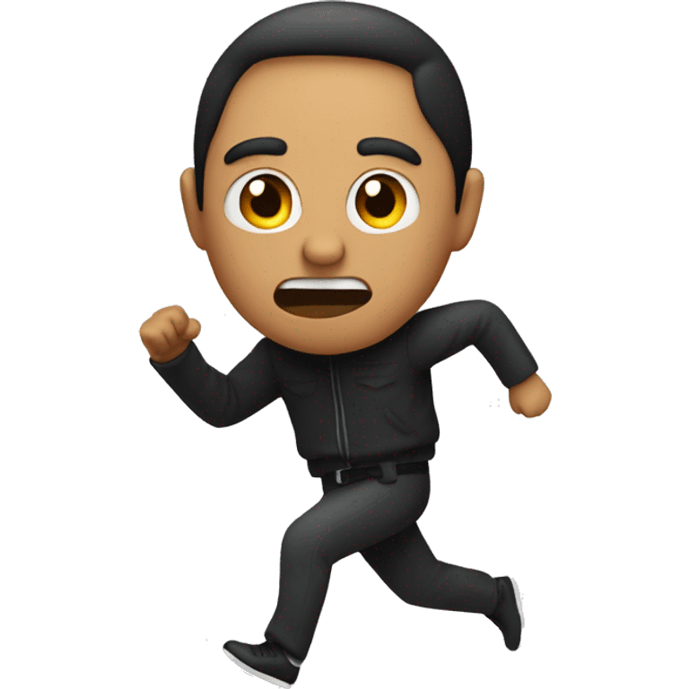 person from mexico running from a thief emoji