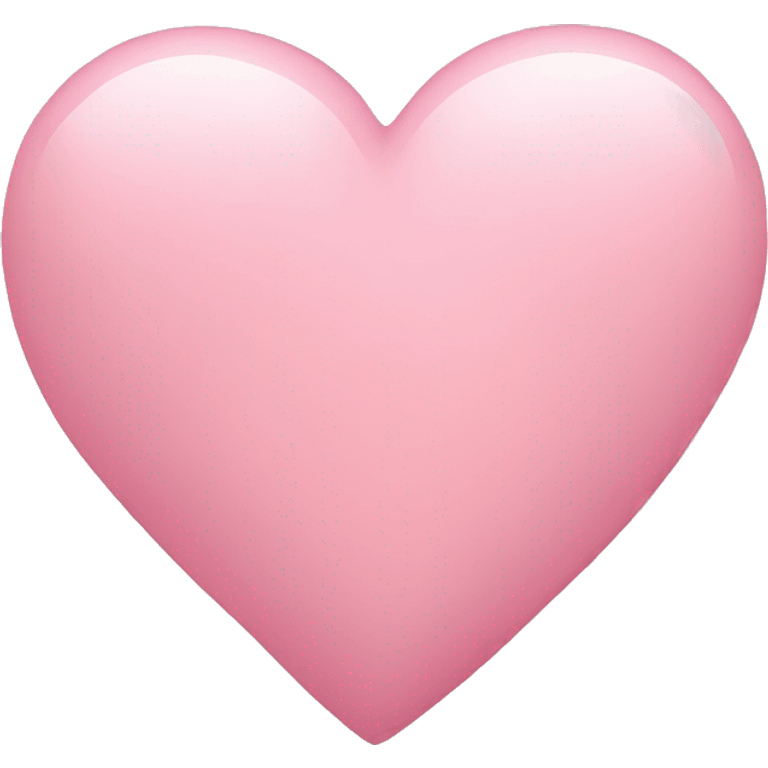 Light pink heart emoji