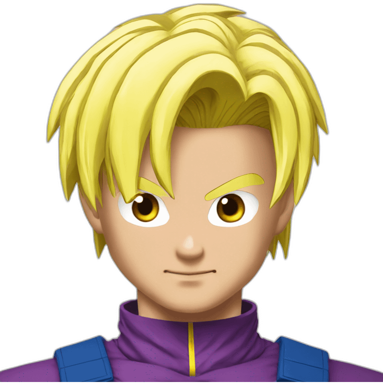 trunks de dragon ball emoji