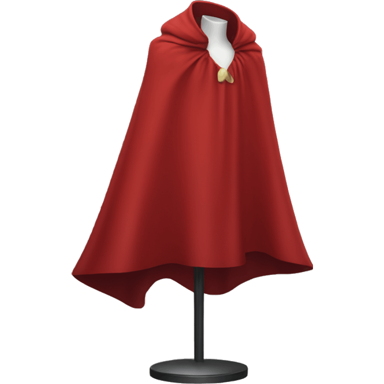 faceless mannequin flapping red cape emoji