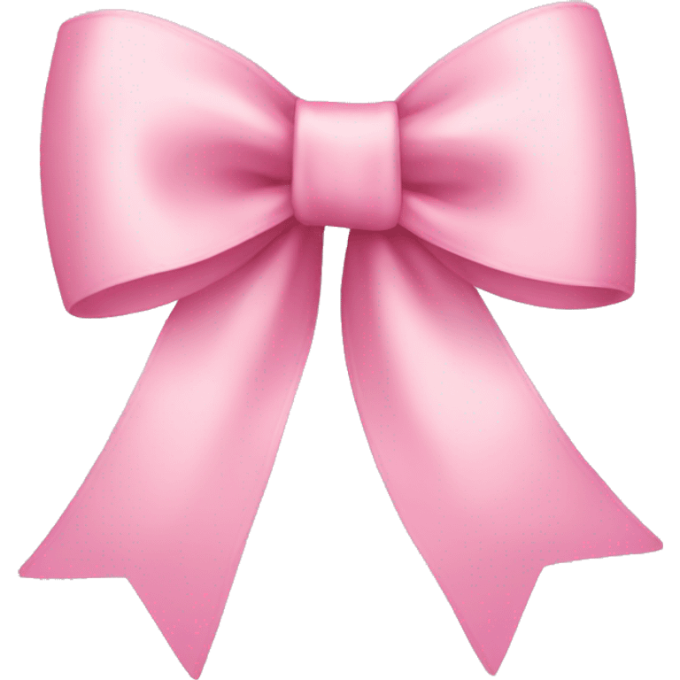 light pink ribbon bow emoji