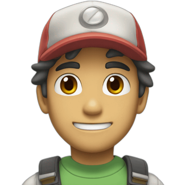 Ash from Pokémon emoji