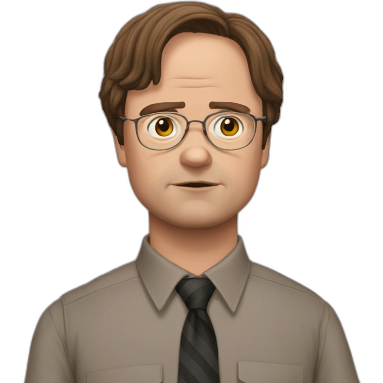 dwight schrute emoji