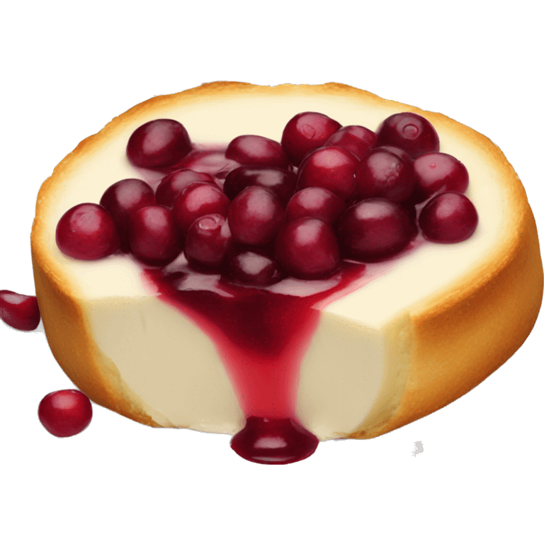 Delicious Cranberry brie bite emoji