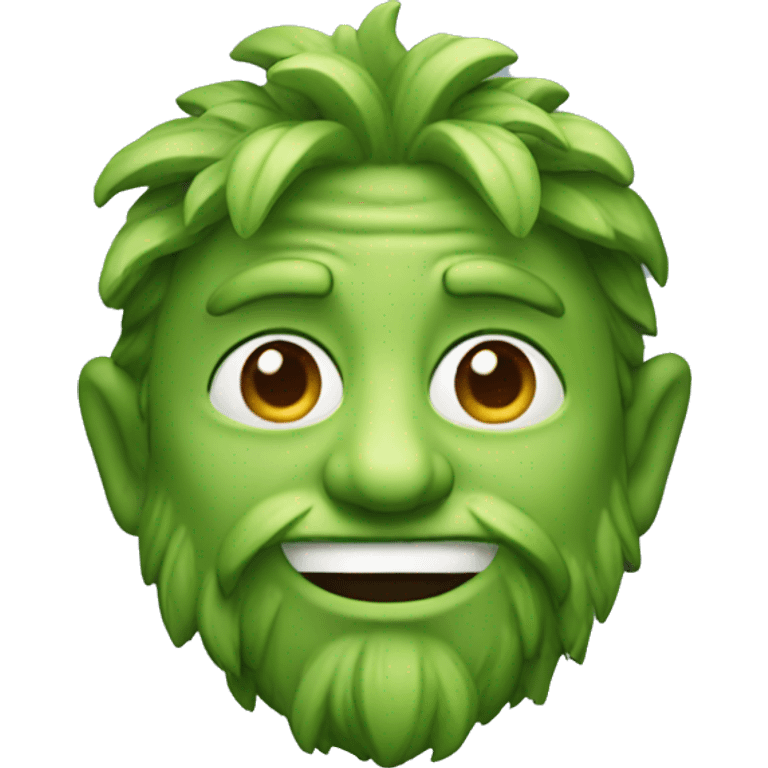 Green man  emoji