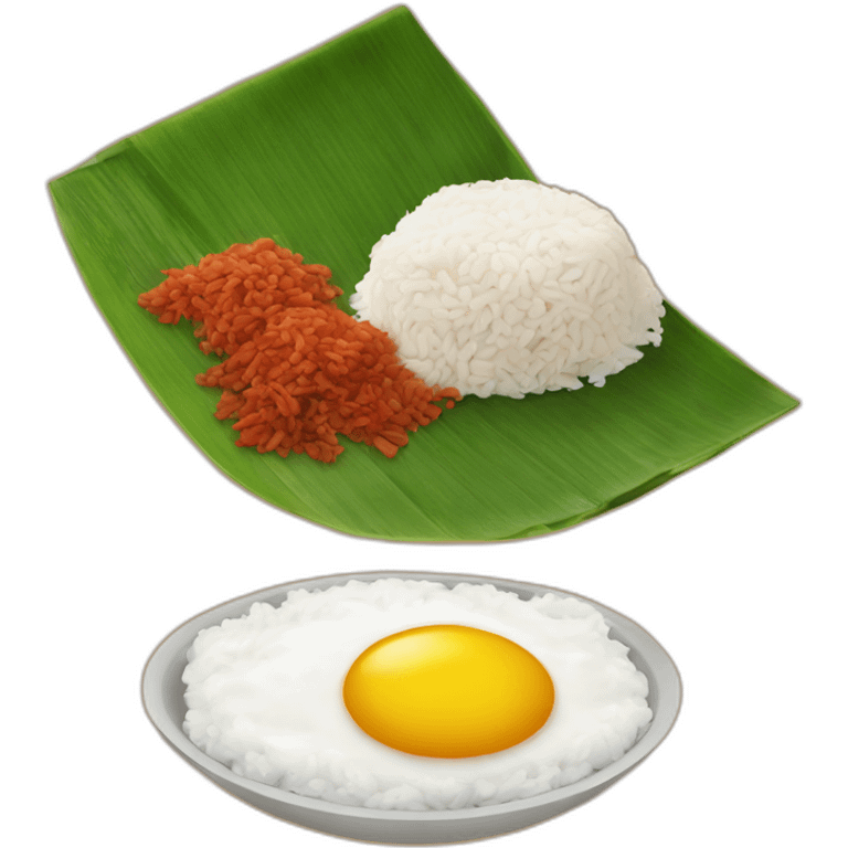 Nasi lemak emoji