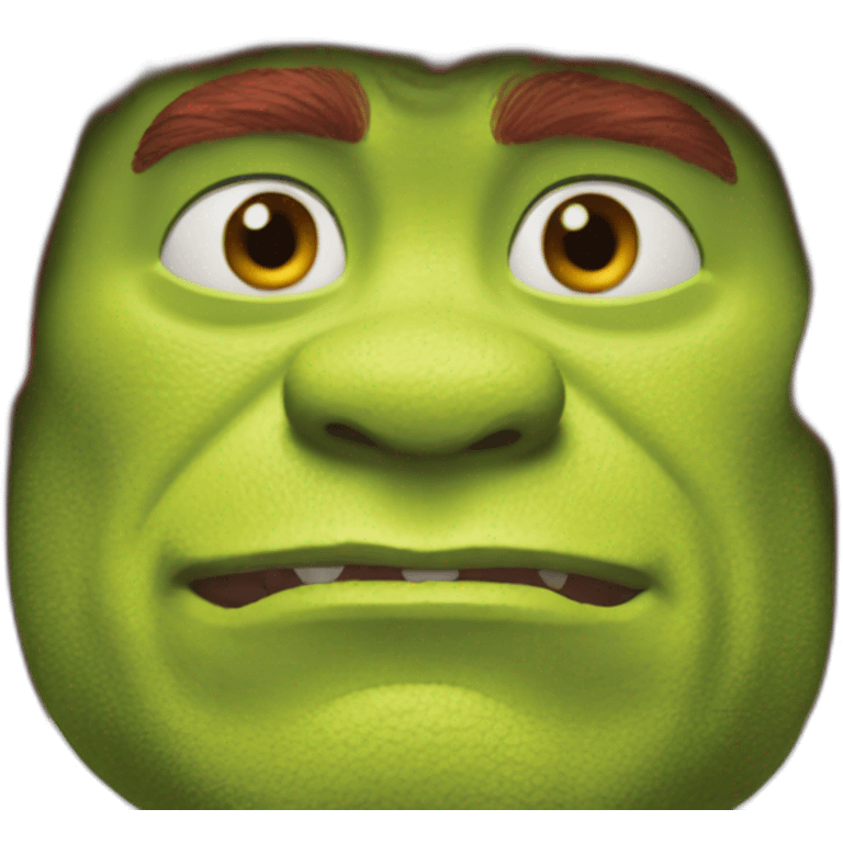 red-shrek emoji