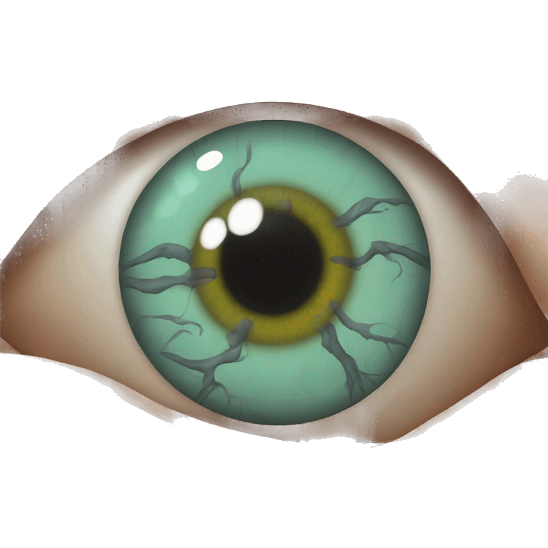 eyeball with veins emoji