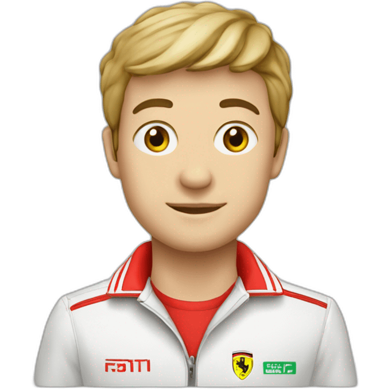 F1 Ferrari￼￼ car emoji