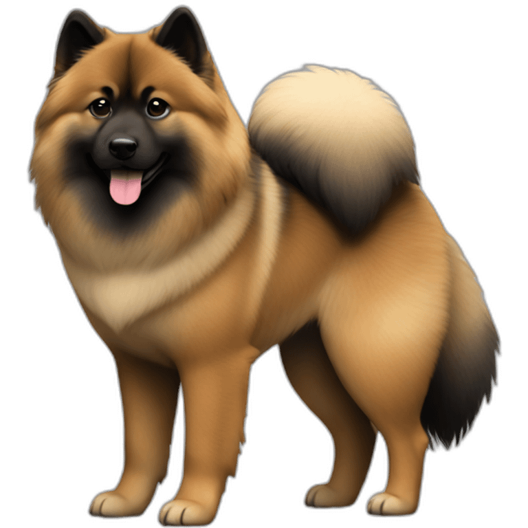 eurasier sable color charcoal emoji