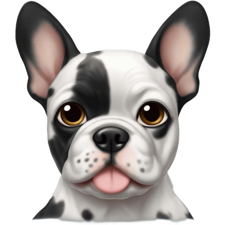 Black Merle frenchie  emoji