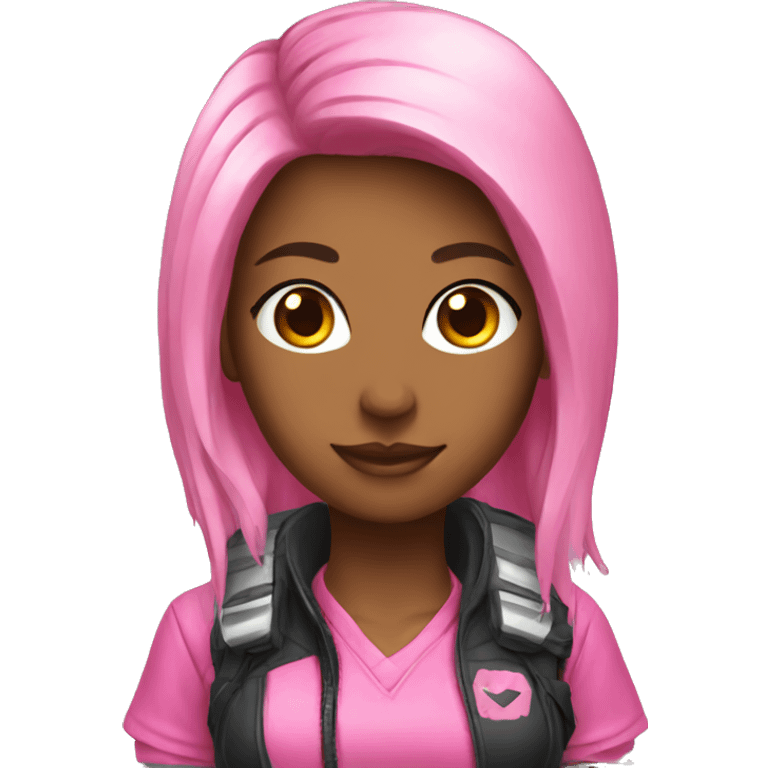 Pink gamer girl accessories  emoji