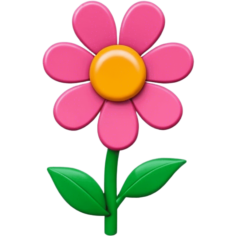 Lego flower emoji