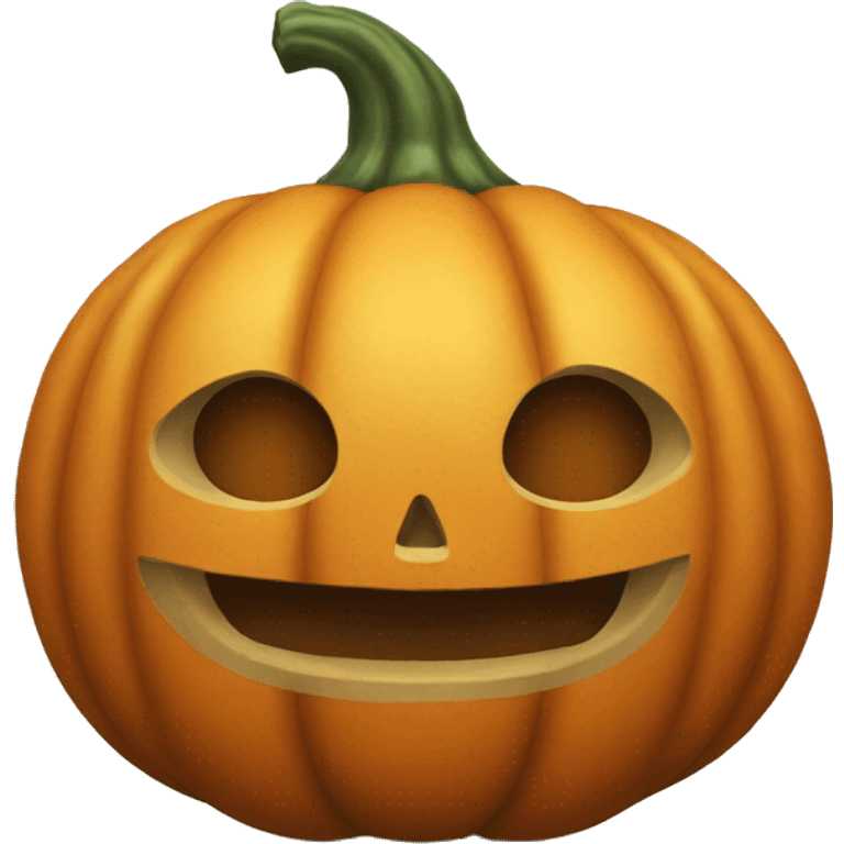 Pumpkin realistic emoji