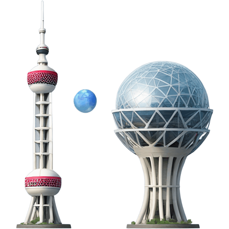 Shanghai-oriental pearl tower emoji