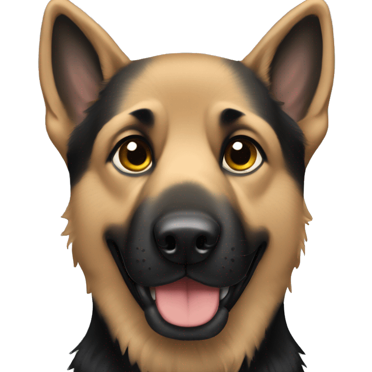 black german sheperd emoji