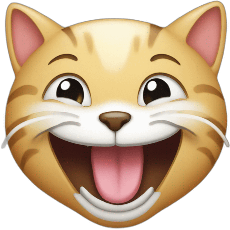 laughing cat with tears emoji