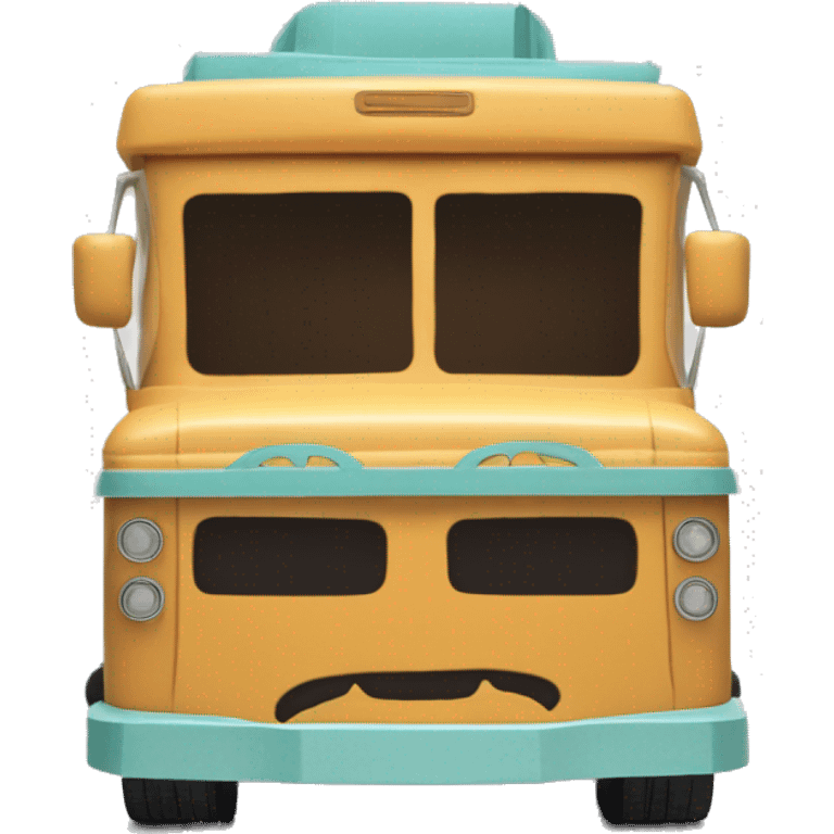 Papercraft Scooby Doo’s mystery step van emoji