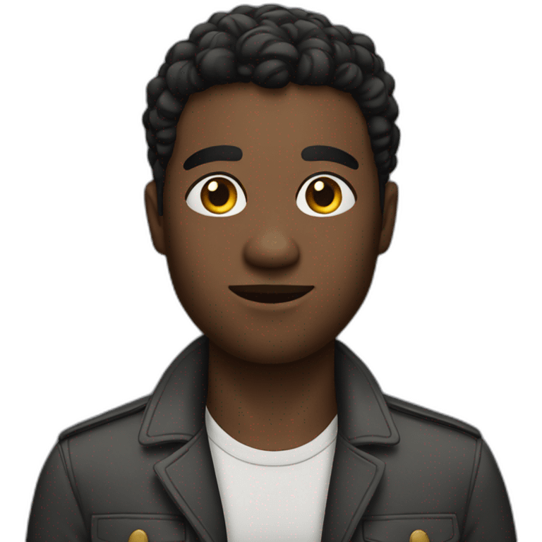 large black gay guy emoji