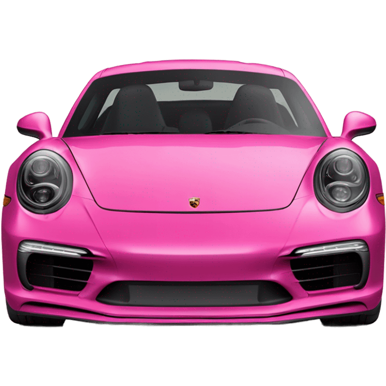 New porsche 911 pink emoji