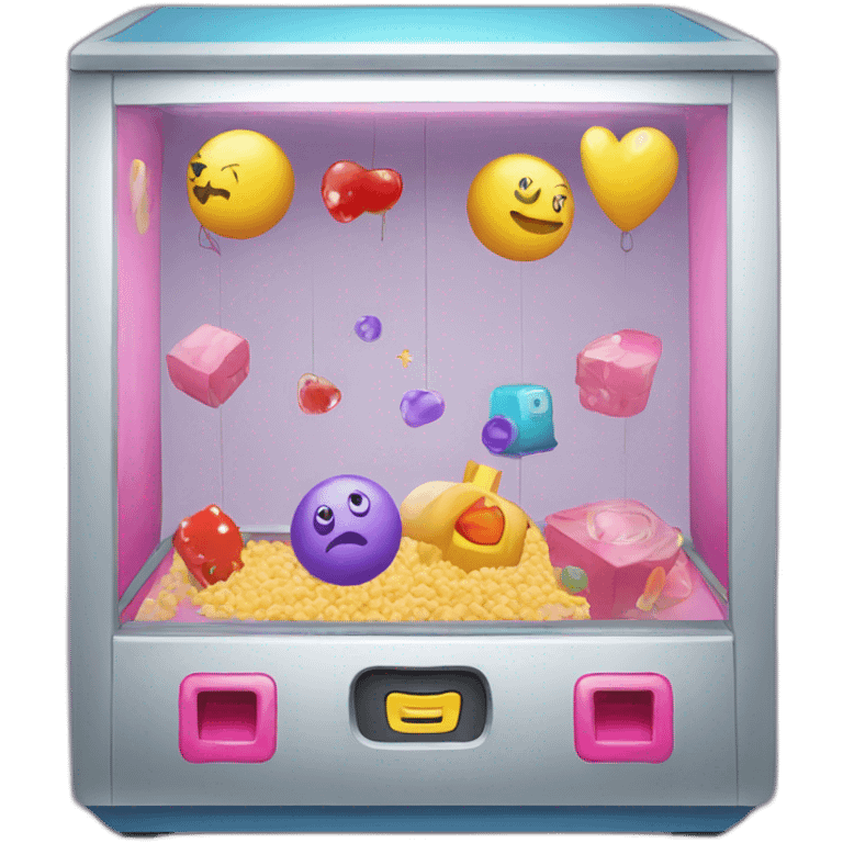 Skill crane machine game emoji