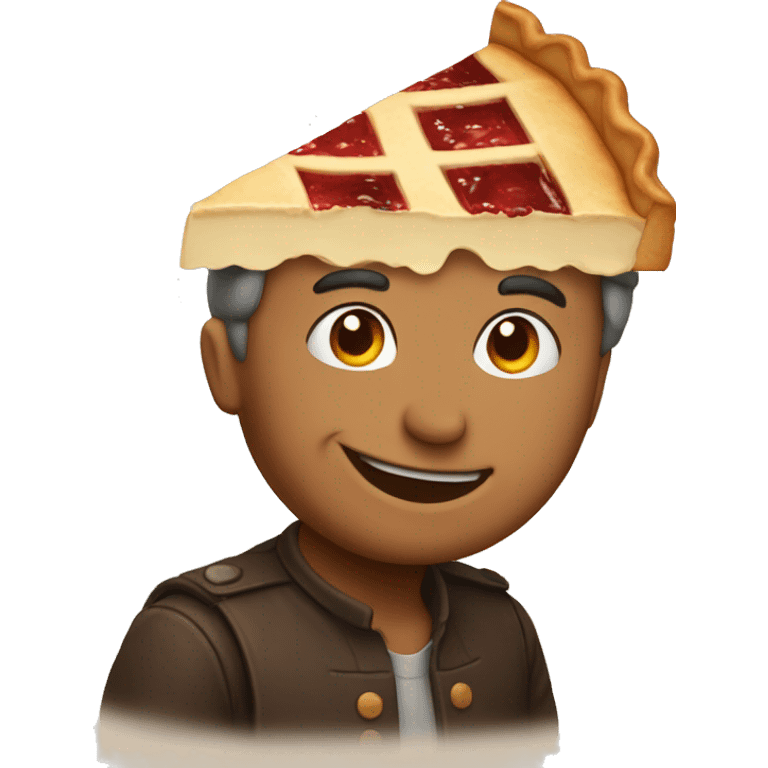 Pie character  emoji