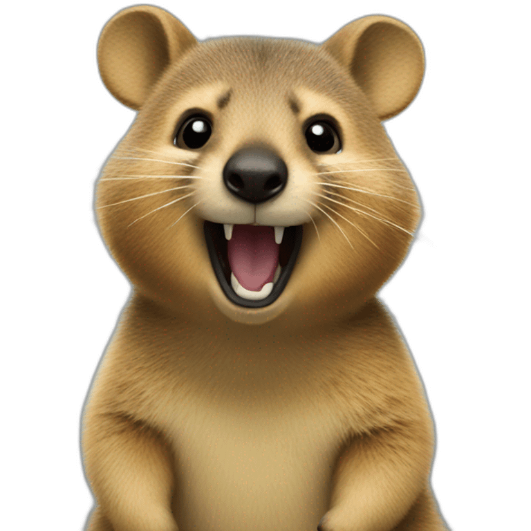 a quokka celebrating emoji