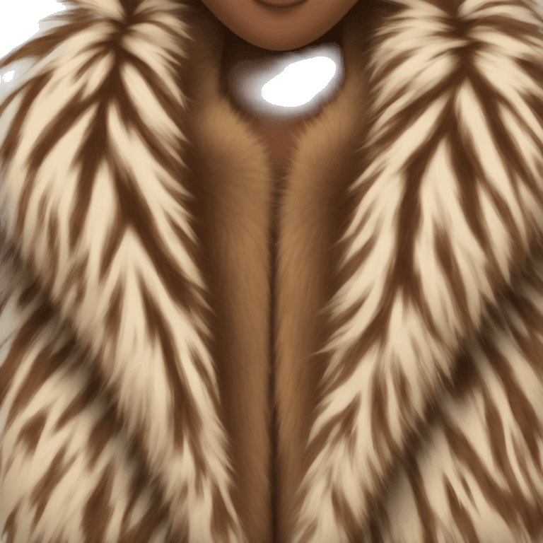 Fur coat emoji