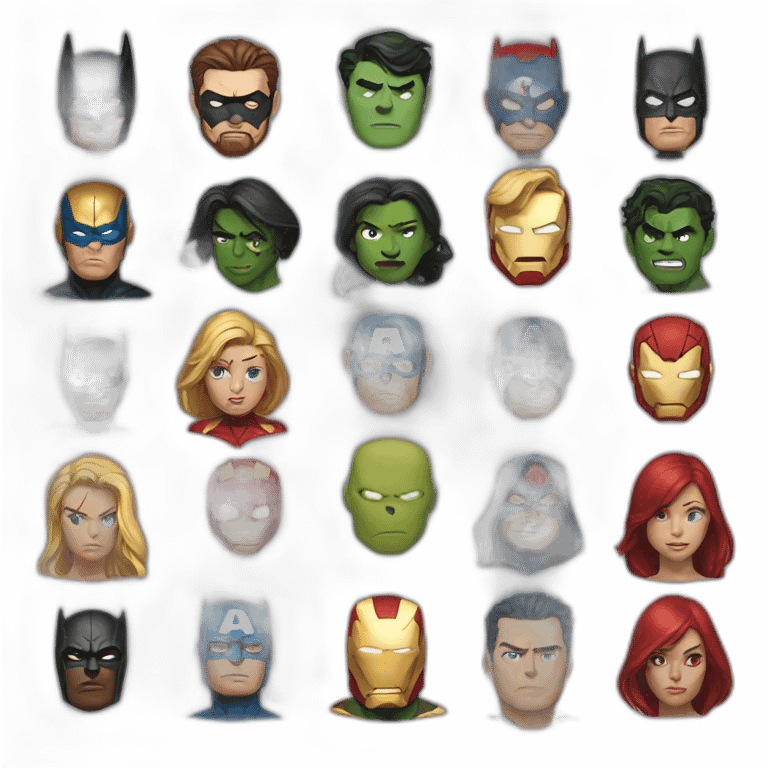 Marvel vs dc emoji