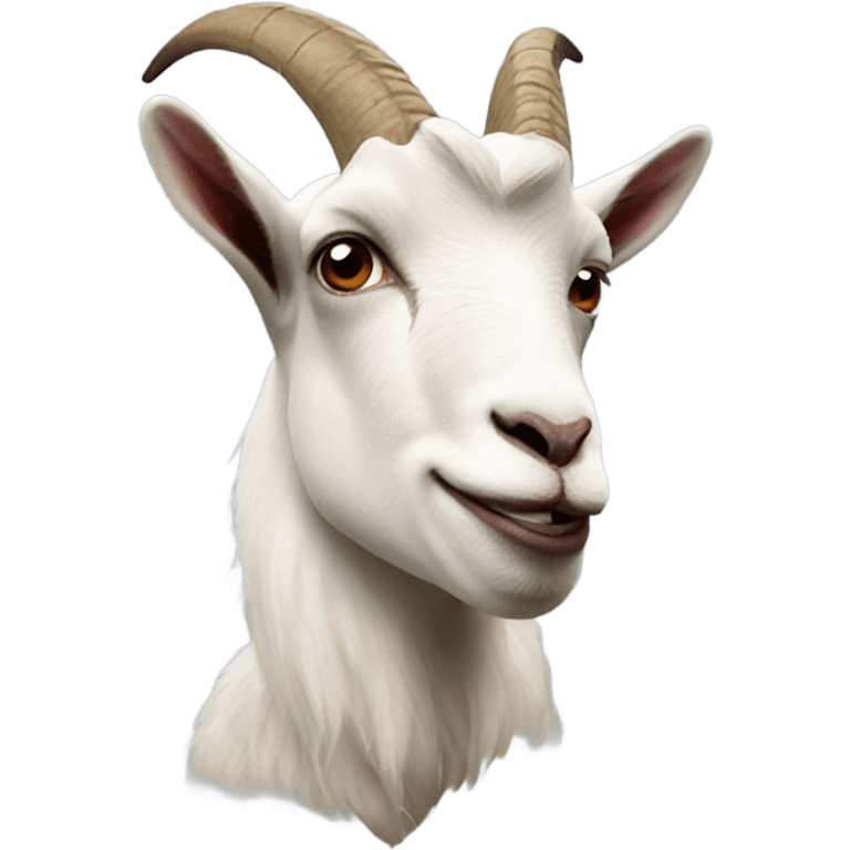 Kanye West as a goat emoji