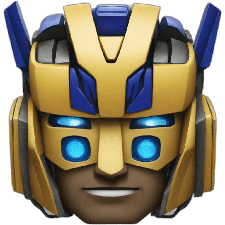 Transformer face emoji