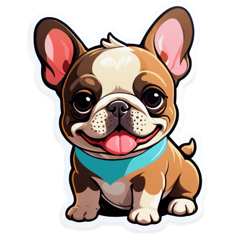 Baby frenchie  emoji