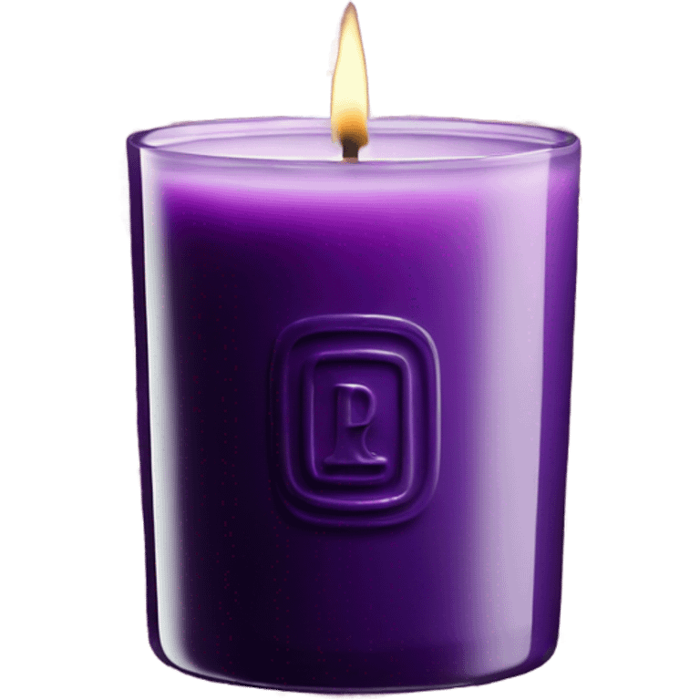 Diptyque candle purple emoji