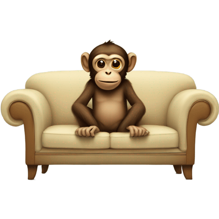 monkey on a couch emoji