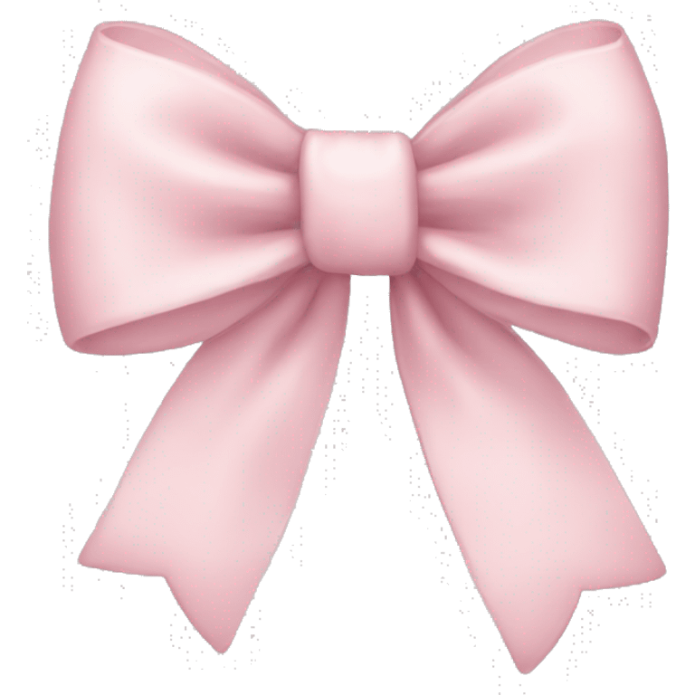 Light pink bow emoji