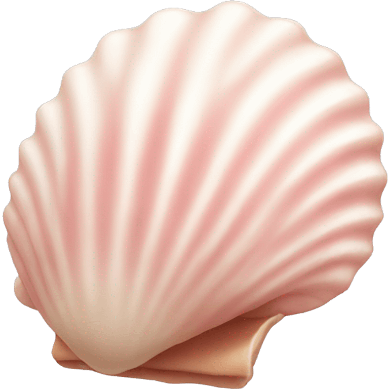 light pink seashell emoji