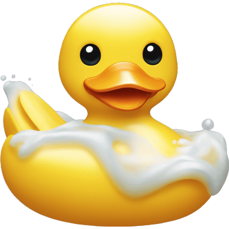 Rubber Duck curling emoji