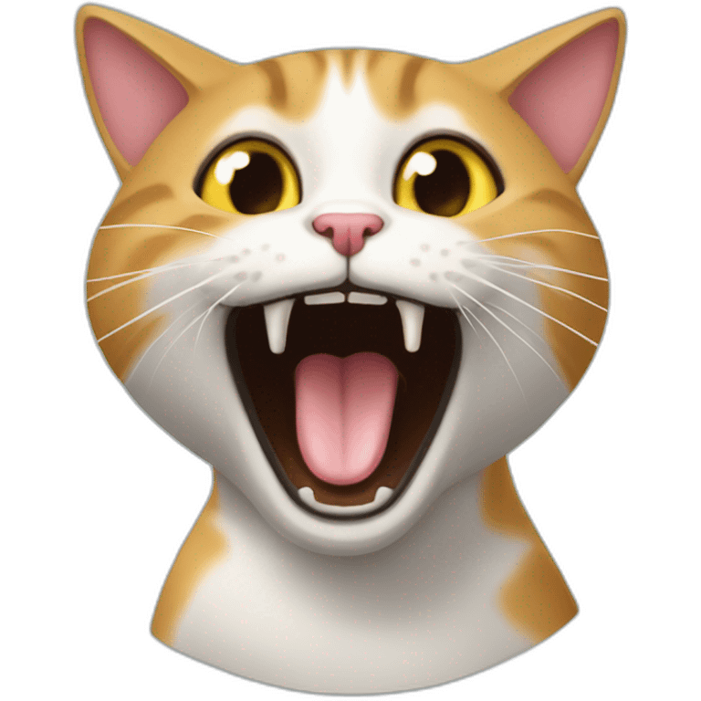 Gato sacando la lengua emoji