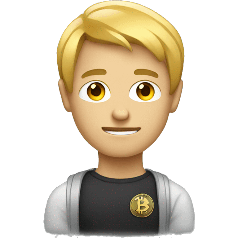 Person doing crypto emoji