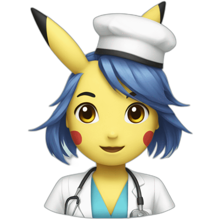 pikachu nurse emoji