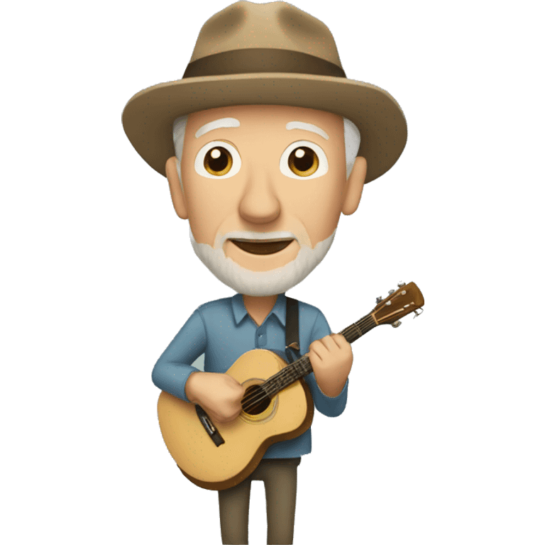 CUTE pete seeger emoji