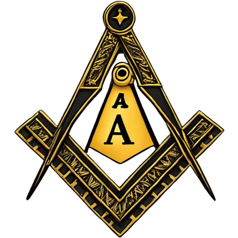 freemason square and compass emoji