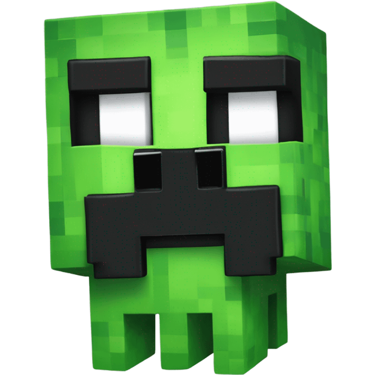 cute minecraft creeper sming  emoji